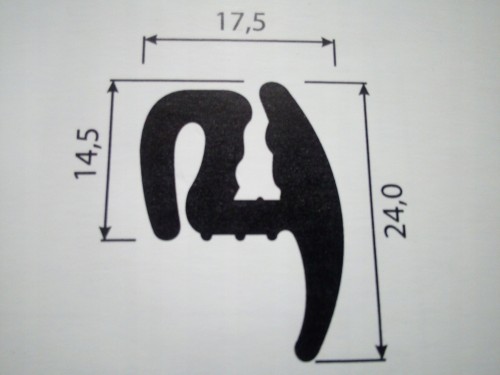 USZCZELKA SZYBY CIĄGNIKA KOPARKI ŁADOWARKI SPL-514